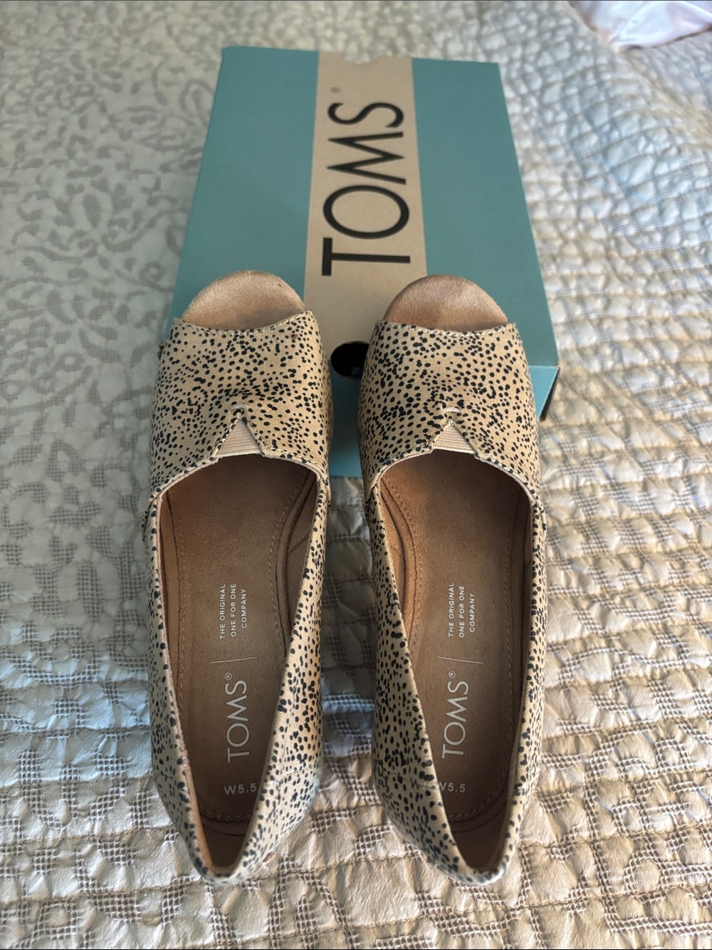 TOMS Cheetah Print Wedge